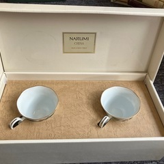 ナルミNARUMI★ティーカップ★2客セット★箱入未使用の画像