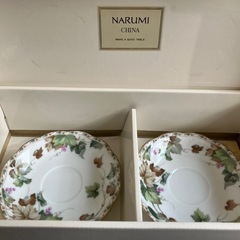 ナルミNARUMI★ティーカップ★2客セット★箱入未使用の画像