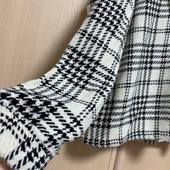 ZARA パーカー　千鳥格子の画像