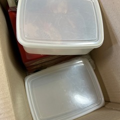 重箱とタッパーの画像