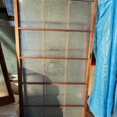 レトロなガラス扉3枚の画像