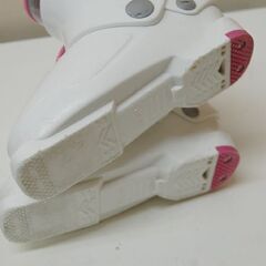 19cm KAZAMA 子供用 スキーブーツ SPAX3J ホワイト×ピンク スキー靴 キッズ用 ジュニア用 カザマ 札幌市 清田区 平岡の画像