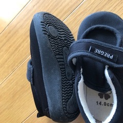 ベビーシューズ　黒色　子ども　サイズ14 きれいの画像
