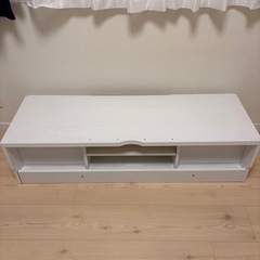 テレビ台　白の画像