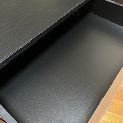 木製テレビ台 ガラス扉付きの画像