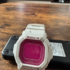 BABY-G G-SHOCK 腕時計 ホワイト ピンクの画像