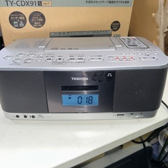7038【動作確認済み美品】TOSHIBA・東芝・トウシバ・TY-CDX91・CD・ラジカセの画像