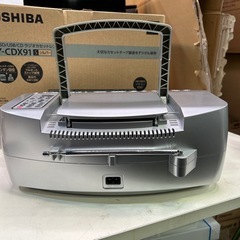 7038【動作確認済み美品】TOSHIBA・東芝・トウシバ・TY-CDX91・CD・ラジカセの画像
