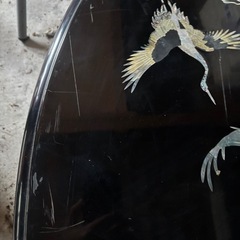 高級　螺鈿のローテーブルの画像