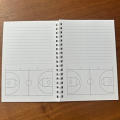 バスケのノートの画像