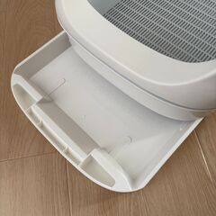 ニャンとも清潔トイレ（オープンタイプ クールホワイト）猫用システムトイレの画像