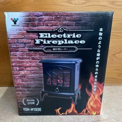 ☆YAMAZEN  暖炉型ファンヒーター  YDH-M10(B)  2021年製の画像