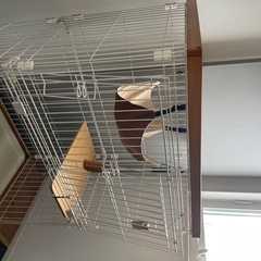リッチェル キャット ケージ　掃除簡単の画像