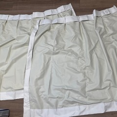 ニトリ　ドレープカーテン&レースカーテンセット100×110cmの画像