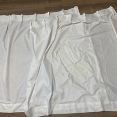 ニトリ　ドレープカーテン&レースカーテンセット100×110cmの画像