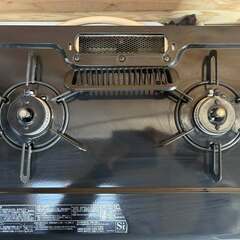 Paloma パロマ コンパクトガステーブル IC-S37DX-2L 都市ガス 左強火力 幅56cm Used/美品の画像