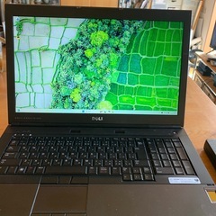 大特価！Dell precision m6600改その⑲。win11pro64bit。i7 2860QM 17インチ大画面 独立GPU搭載QuadroM4000 　新品SSD256G＋HDD500Gメモリー16G。の画像