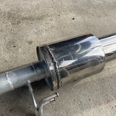 ランサーエボリューションX CZ4A ワンオフストレートマフラーの画像