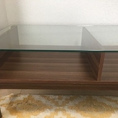 ガラス　ローテーブルの画像