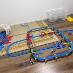 プラレール　トミカ　全部いろいろセット　の画像