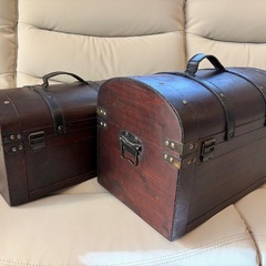 【引き渡し者決定】アンティーク　レトロ　ボックス　BOXの画像