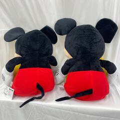 【2点セット】 ミッキーマウス ぬいぐるみ 100th 超超BIG DX アミューズメント専用の画像