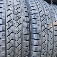 ハイエース キャラバン 195/80R15 4本 バリ山 ブリジストン　ブリザック 2020年製造の画像