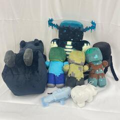 【8点セット】マインクラフト ぬいぐるみ エンダーマン エンダードラゴン ウォーデン ゾンビ マイクラの画像