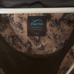 古着◆ワークマンファインドアウト　ジャケット防寒　キャンプ　アウトドア　バイク　モカ迷彩柄の画像