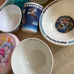 食器セット　アンパンマン　ミッキー　ディズニー　マイメロディ　サンリオ　パウパトロール　キティ　プリキュア　カルピス　ラーメン丼の画像