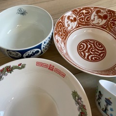 食器セット　アンパンマン　ミッキー　ディズニー　マイメロディ　サンリオ　パウパトロール　キティ　プリキュア　カルピス　ラーメン丼の画像