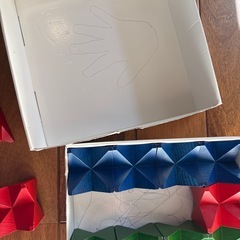 木製　立体ブロックの画像