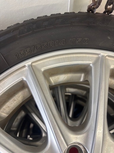スタッドレス　155/65R14