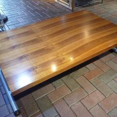 NITORI 昇降テーブル DTアクティブウォルナット 幅120cm ニトリ ダイニングテーブル ローテーブル 昇降式テーブル 札幌市東区 新道東店の画像