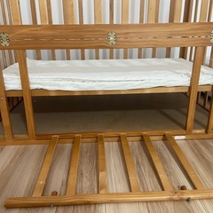 ベビーベッド　レギュラーサイズ　敷布団付き　コンビミニ の画像