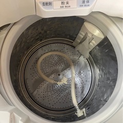 【中古】大阪引取限定　SHARP 全自動洗濯機 ES-GV8C-S 8.0kg【KSL1F094】の画像