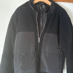 古着◆スモッグ　脱着可能　フリースパーカー　ジャケット上着　ブラック　下北沢の画像