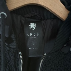 古着◆スモッグ　脱着可能　フリースパーカー　ジャケット上着　ブラック　下北沢の画像