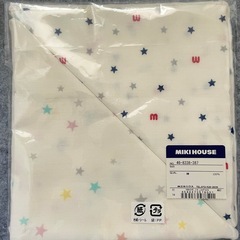 新品　ミキハウス　プリスティン　セット　ガーゼハンカチ　2枚組　くま　スタイの画像