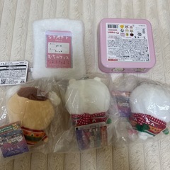 【まとめて】ちいかわ ぬいぐるみキーホルダー パスケース 空き缶の画像