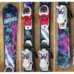 108cm G-Girls B×B ジュニアスキー ビンディング付き MARKER 解放値0.75～4.5 子ども用 スキー板 札幌市 清田区 平岡の画像