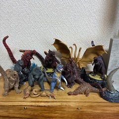 ゴジラフィギュアセット 14点の画像