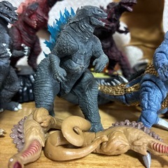 ゴジラフィギュアセット 14点の画像