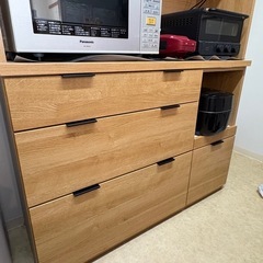 ニトリ エトナ 食器棚 幅120cm 美品の画像