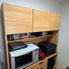 ニトリ エトナ 食器棚 幅120cm 美品の画像