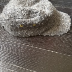 古着◆GRIMM western刺繍入りグレー　ニットキャップ　下北沢の画像