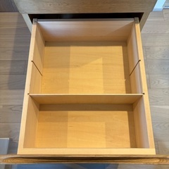 【カリモク】学習机の引き出しの画像