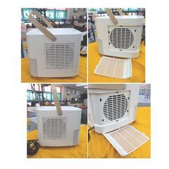 セラミックファンヒーター シロカ 2022年製 SH-CF131 人感センサー付き ホワイト リモコン欠品 西岡店の画像