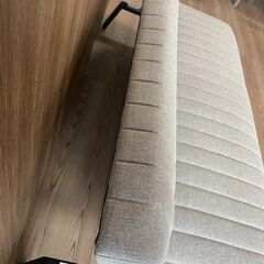 ニトリ ソファーベッド 布張りタイプ (GS-SP LGY)の画像