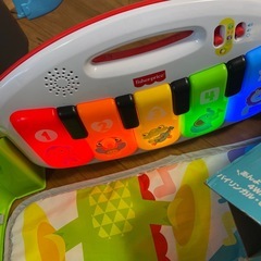 ベビージム　おもちゃ　ピアノジム　電池付きの画像